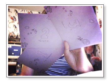  three cards from my baby 