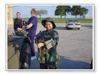  geared up like a soldier 