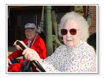  grandpa and grandma in the jeep 