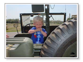  one of the club members' grandchildren 