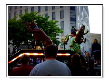  the Scooby Doo float 