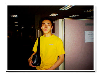  Doan posing with Ashley's purse 