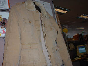  my new corduroy jacket from Hollister 